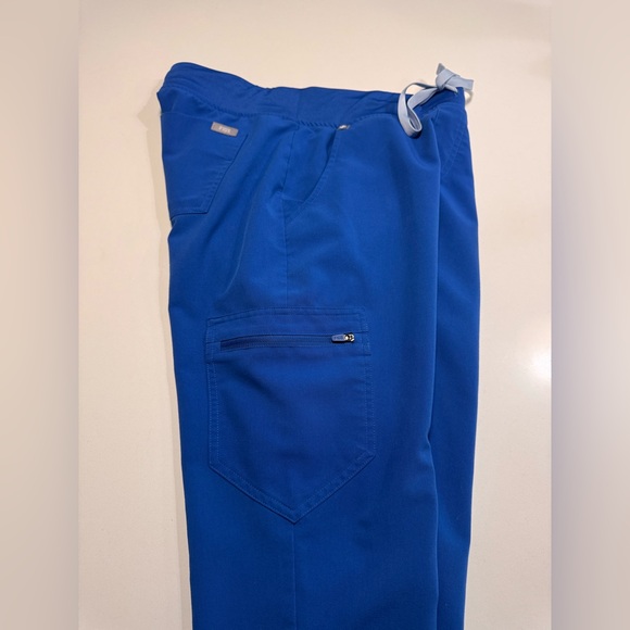 Figs Zamora Jogger Scrub Pants Royal Blue Size S/P Small Petite W18SW2005P - Picture 3 of 11